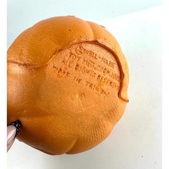 Vtg Dan-Dee Anthropomorphic Jack OโLantern Pumpkin Soft Foam Todd Masters Style - Picture 7 of 10